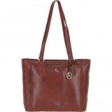 Ashwood Elegant Leather Tote Bag Cognac