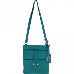 Ashwood Leather Crossbody Bag Deep Lake