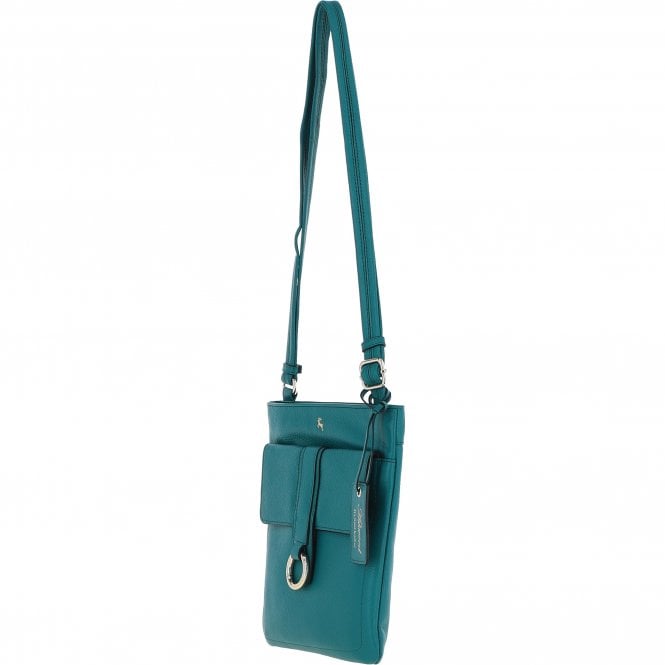 Ashwood Leather Crossbody Bag Deep Lake