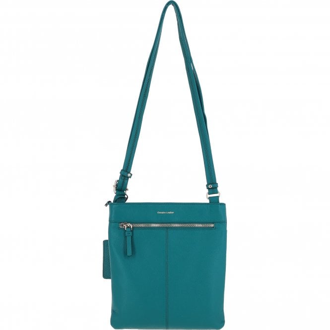 Ashwood Leather Crossbody Bag Deep Lake