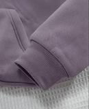 Letter Print Kangaroo Pocket Hoodie, Casual Drop Shoulder Long Sleeve